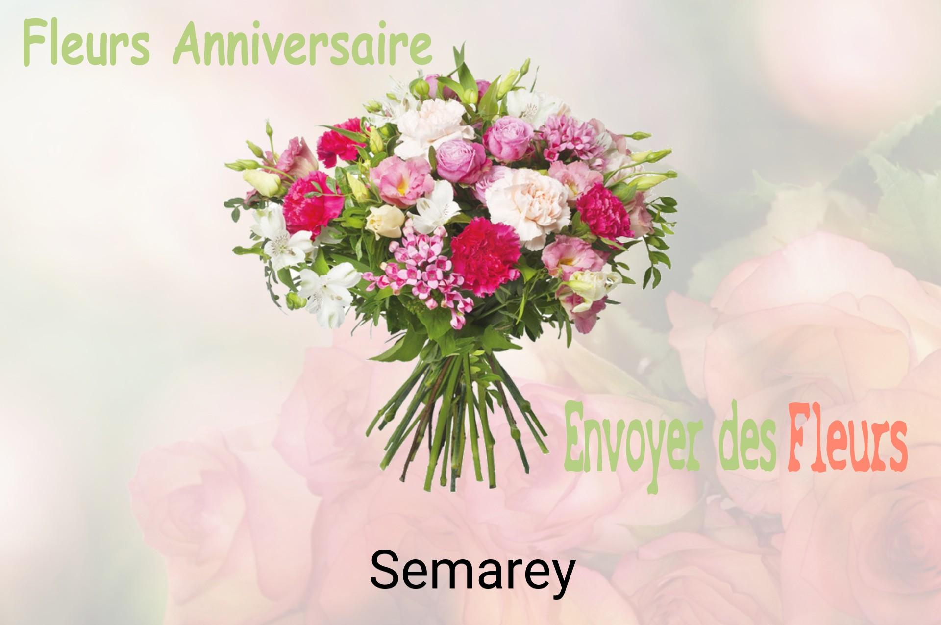 Bouquet de fleurs d’anniversaire livré à Semarey